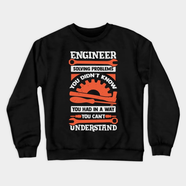 Engineering Student School Engineer Gift Crewneck Sweatshirt by Dolde08